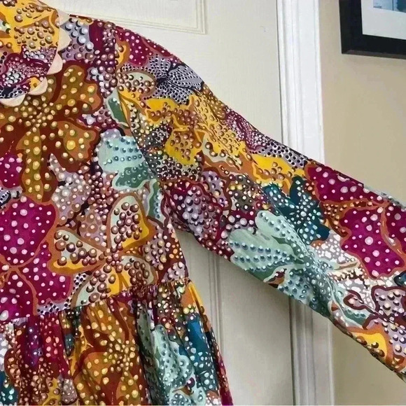 Kika Vargas x Target Anemone Floral Mini Dress Sz XXS - Picture 9 of 10